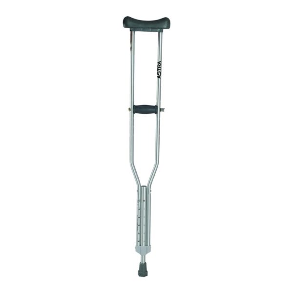Vissco Astra Under Arm Crutches Aluminium  (1 Pair)